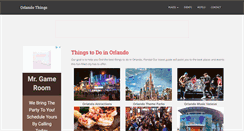Desktop Screenshot of orlandothings.com